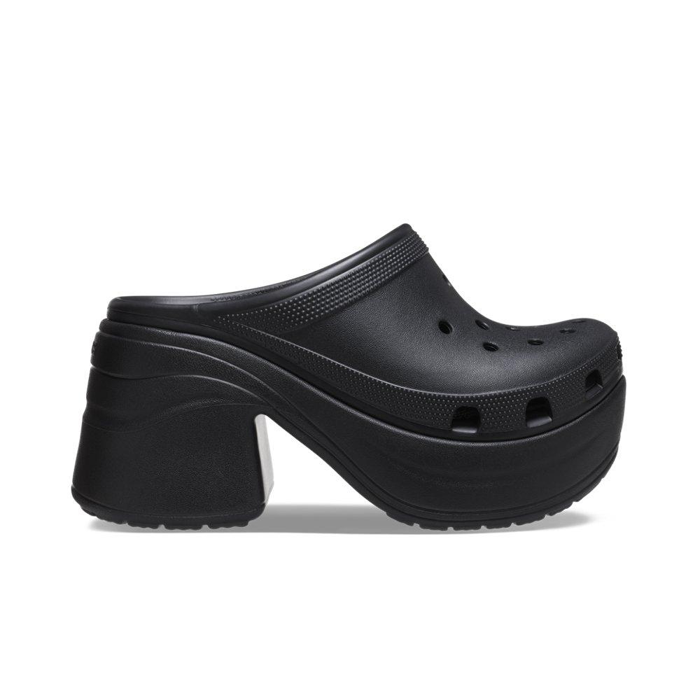 Crocs Siren Women's Clog Black High Heel | Hibbett